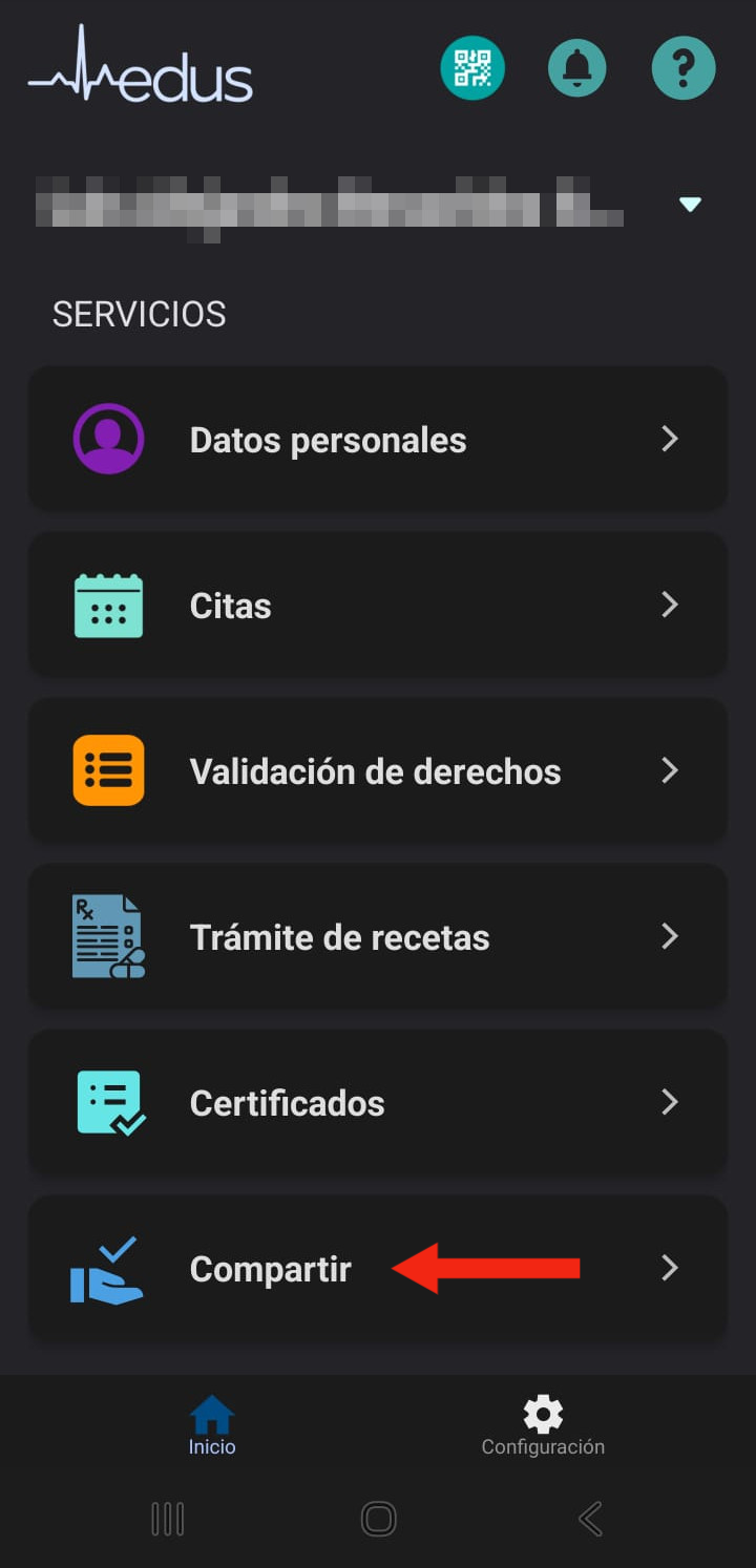 Paso 1: Abrir la app EDUS móvil e ingresar con su usuario